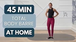 Full Body Barre Routine | Tone Every Muscle | At Home Workout