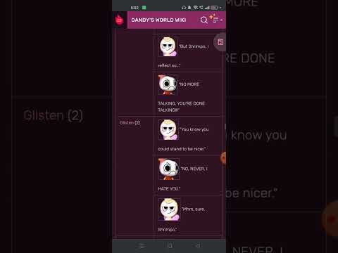 VOICING OVER SHRIMPO (😭) (WARNING HEADPHONE USERS!!) #dandysworld #viralvideo