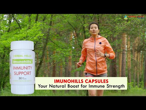 Imunohills Immunity Support Capsules for General Wellness, Stress Relief, Natural Immunity Booster