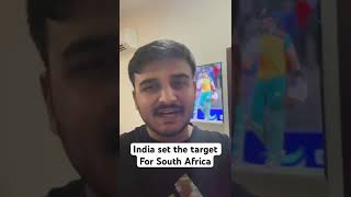 India set the target for South Africa | #indvssalive #indiavssauthafrica