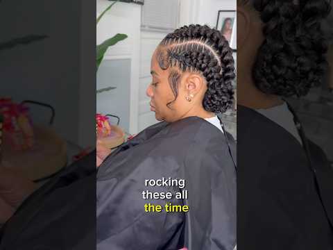 The butterfly braids been EATING 😍😍 #hair #naturalhair #protectivestyles #stitchbraids #braids