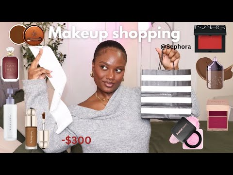 LET'S GO MAKEUP SHOPPING AT SEPHORA ( $300 shopping spree) + makeup haul