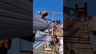 Life on the Line, Above Steel Cables High-Altitude Work, Bridge Construction