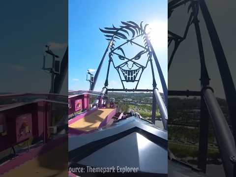 Rope Dropping the DC Rivals HYPERCOASTER 🎢 Movie World Australia ✨ #ASMR #Shorts