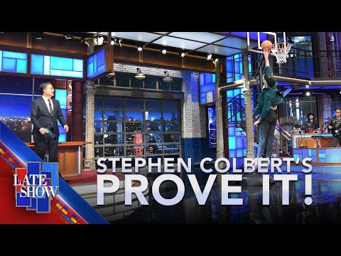 Stephen Colbert's "Prove It" - Can Asher Perlman Dunk? Episode 2