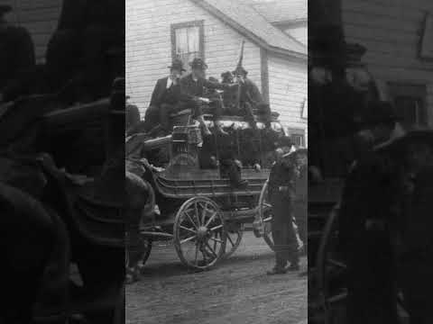 1800's BC Gold Rush ... Armed Stage Coach on the Cariboo Wagon Road