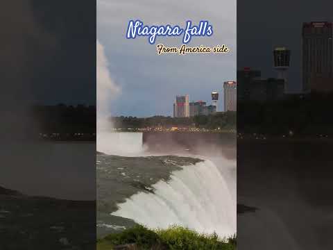 Niagara falls from America side #niagarafalls