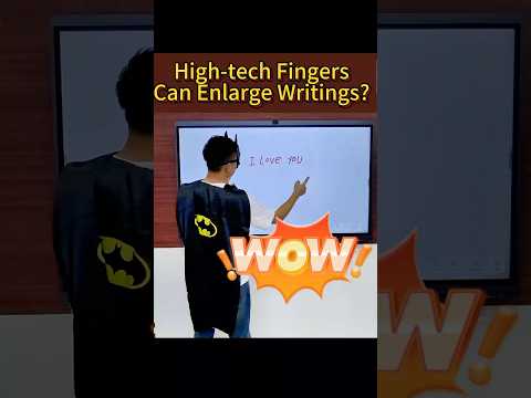 Enlarge Whiteboard Writing with High-tech Fingers?#whiteboard #whiteboarddevice #whiteboardwriting