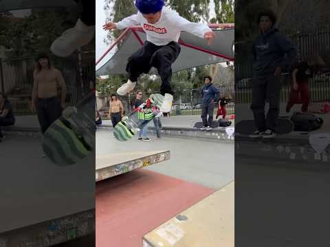 purple hair no can do #skateboarding   #skate #shorts