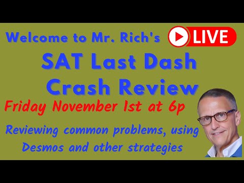 SAT Math Last Dash Crash Review