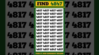 👁 Prove your eagle eyes now!#BrainTest #OddOneOut #QuickChallenge