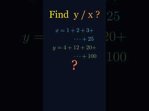 Can You Solve b/a? 🤔 | Easy But Tricky Math Puzzle