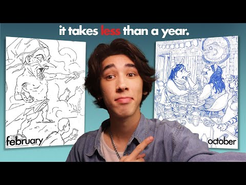 how I got better at drawing from imagination (3 exercises)