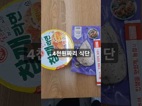 가성비 식사(4천원)#브이로그 #가성비 #먹방