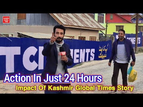 Action In Just 24 Hours: Impact Of Kashmir Global Times Story On Srinager-Bandipora Road at Naninara