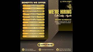 #NowHiring #PartTimeJobs #SanJoseAntique #VirtualExpertsPH #NonVoice #BPOCareers