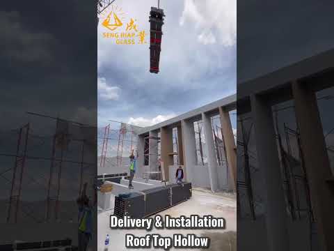 Delivery & installation of Roof top Hollow @ Skytree Apartment