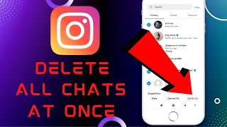 How to Delete All Chats On Instagram At Once | Delete All Instagram Chat Messages ||@Noteartener