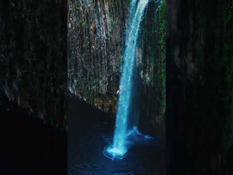 Insane Cliff Jump at a Stunning Waterfall! 😱🌊