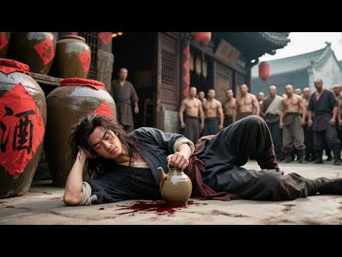 This beggar is a Kung Fu master, he easily defeated the bully with his drunken boxing!