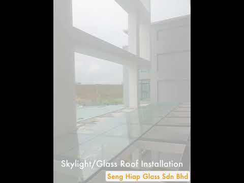 Glass Roof Installation @ Southkey Apartment, By Seng Hiap Glass Sdn Bhd