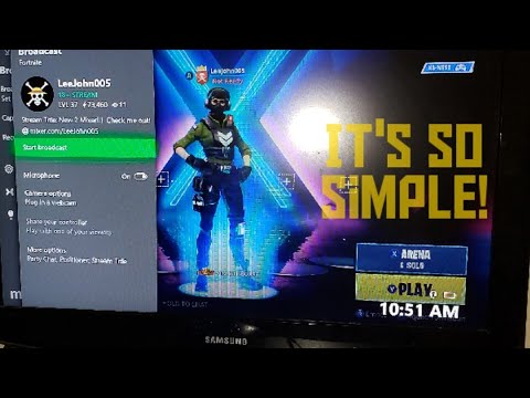 How To Stream On Xbox One Using Mixer! (Fortnite)