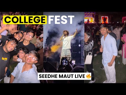 Fest at SRCC DU 😍 | SEEDHE MAUT at College🎉 | Are DU fests worth the hype?🤔 | Pranjal Gunsatiya