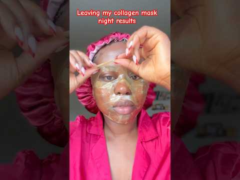 I forgot how glowing my skin looks after this mask #collagenmask #mask #skincare #shortfeed #beauty