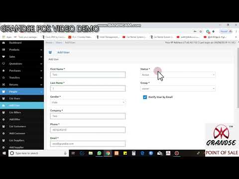 How to Add User on Grandse Pos Billing Software ?