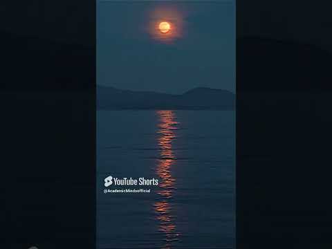 Tides on earth cause by moon | #shorts #facts