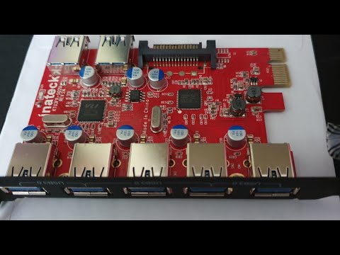 Unboxing an inateck  USB 3.0 card.