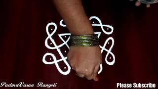 578.Aadi Madha Aadivelli special Easy Simple and Beautiful KambiKolam LatestMuggu TraditionalRangoli