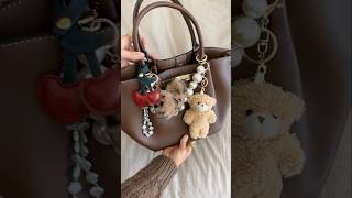 Bag charms are such a huge trend right now! Dress up my bag with me! #amazonfashion #bagcharms