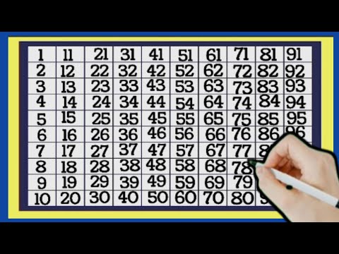 Counting 1to100 Revise learning ।।।।ginti 100 tak 