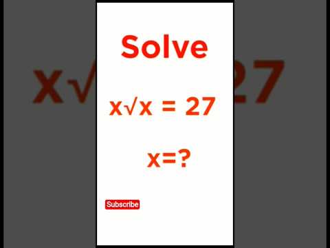 Nice algebra solution | Math with Bipro | #maths #math #shorts #shortvideo #youtubeshorts #ytshorts