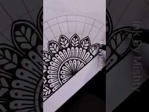 Flower mandala art | mandala art | mandala drawing | shorts | youtube shorts