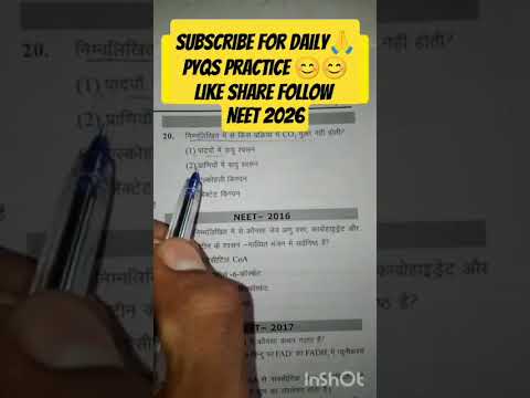 Neet pyq hindi medium #yakeenbatch #neetaspirents #hindimedium #neet #pw #pyq #ytshorts