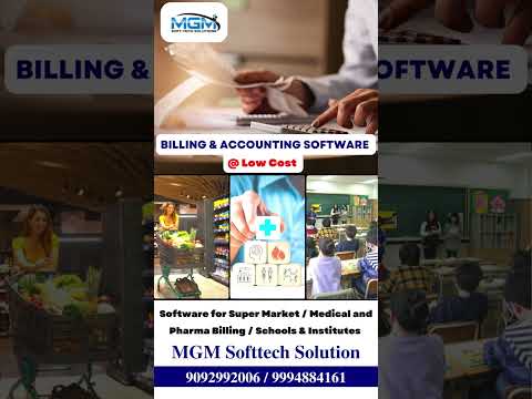 Billing Accounting Software @lowestcost @mgmsofttechsolution#shorts #possoftware #billingsoftware