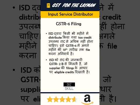 GSTR-6 Filing: Key Steps for ISD and ITC Distribution #shorts  #gst