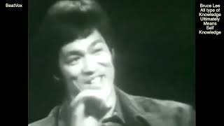 Bruce Lee All Knowledge Ultimately Means Self Knowledge 1971 Interview Popular Music Arrangement KP
