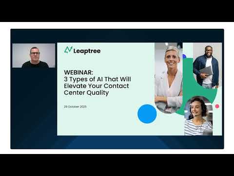 WEBINAR: 3 Types of AI That Will Elevate Your Contact Center Quality