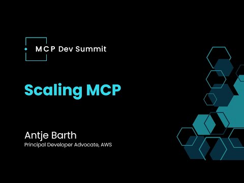 [Session] Scaling MCP with Antje Barth from AWS