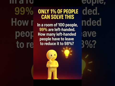 Only 1% can get this right! Can You Solve the Left-Hand Puzzle? #greatthinking #thinkthrough #maths
