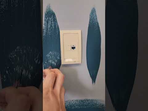 This blue is so Dark! #alecpaints #diy #satisfying #asmr