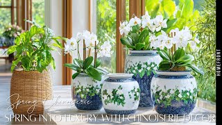 Spring Chinoiserie Decor Ideas | Elegant Blossoms & Luxury Home Styling Tips 2025