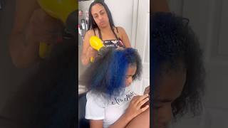 I messed her parts up but she likes it 🥹 #hair #knotlessbraids