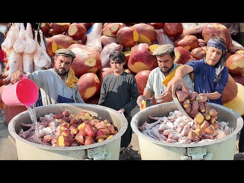 500 KG Namkeen Rosh Recipe | Most Popular Rosh  Dampukhat recipe of Afghanistan