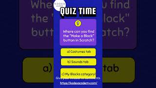 Scratch Quiz by Kodex Academy
