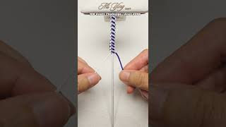 100 Knots Challenge | Knot #096🔥 | Knotting Tutorial Series #diy #macrameknot #shortstutorial #knot