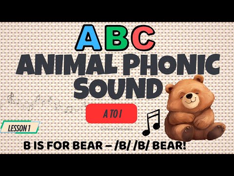 Animal Phonics Sounds A to I | Learn ABC Phonics with Animal Names & Sounds for Kids
